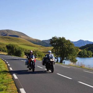 Auvergne à moto