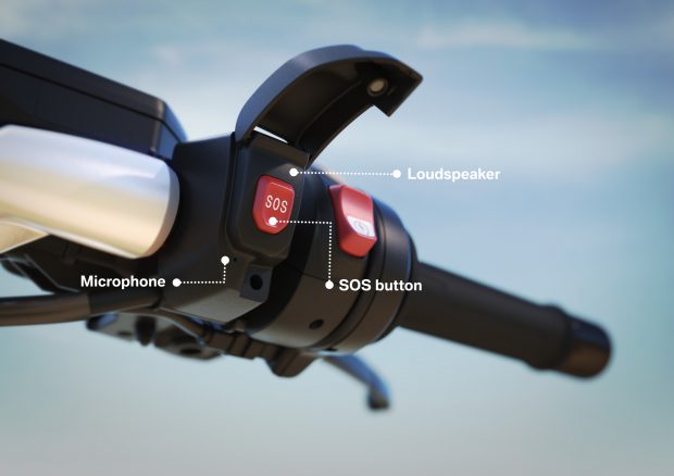 Intelligent ! Un bouton SOS sur les motos BMW