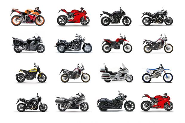 types motos