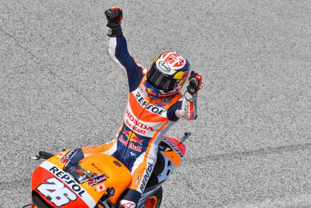 Victoire Dani PEDROSA GP Saint Marin à Misano