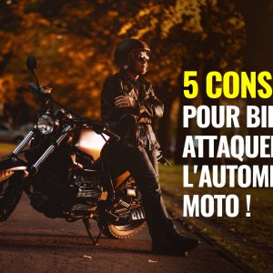5 conseils pour bien attaquer l'automne à moto !