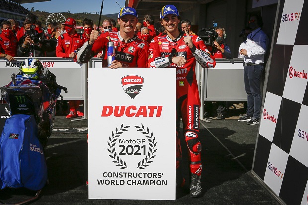 Ducati Cahmpion du Monde Constructeurs MotoGP 2021