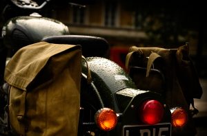 Sacoche moto sécurisée