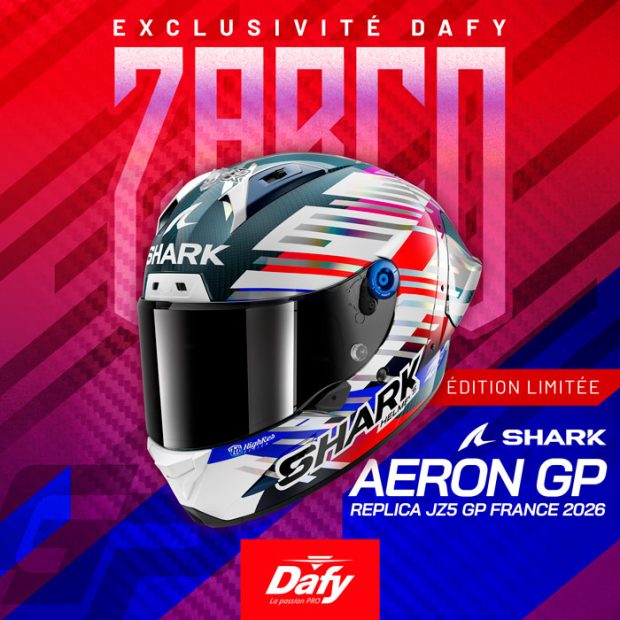 Casque Shark Aeron GP Replica Zarco GP de France 2026²